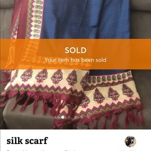 Silk scarf 🧣